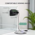 PAIZOO Reptile Thermometer Hygrometer, LED Digital Terrarium Thermometer and Humidity Gauge Snake Tank Accessories with USB Charging for Bearded Dragon, Tortoise, Reptile Tank, (Include 31.5'' Cable) - Image 5