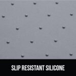 GORILLA GRIP 100% Waterproof Raised Edge BPA Free Silicone Pet Feeding Mat, Dog Cat Food Mats Contain Spills Protects Floors, Placemats for Cats and Dogs Water Bowl, Pets Accessories 18.5x11.5 Gray - Image 4