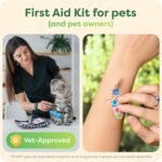 KeepGoing Pet First Aid Kit for Dogs & Cats – Emergency Kit for Travel, Car & Camping – Pet Essentials & Supplies – Dog & Cat Travel Accessories - Image 3