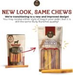 Bully Bunches Premium 6 Inch Standard Odor-Free Bully Sticks for Small to Medium Dogs & Puppies - Consistently Sized, Long Lasting Chews for Oral Care - All Natural, 100% Beef Dog Treats (5 Pack) - Image 3