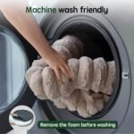 BALANCE Luxury Donut Dog Bed, 30 Inches Round Dog Bed Medium Size Dogs Washable, Orthopedic Calming Dogs Bed for Pets with Anti-Slip Bottom, Oatmeal - Image 6