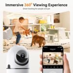 Indoor Security Camera, Indoor Camera for Home Security, WiFi Home Camera with 360° Pan Tilt, AI Motion Detection, Two-Way Audio, Night Vision for Baby, Pet, Elderly Monitoring - Image 4