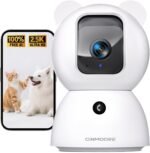 2.5K Security Camera Indoor, Non-Subscription AI Person/Pet/Cry Detection, 4MP Pet/Dog/Cat Camera w/Phone App, Pan Tilt 2.4GHz WiFi Cameras for Home Security, Full Duplex 2-Way Audio, IR Night Vision - Image 2