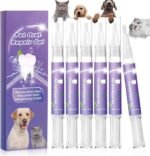 6Pcs Pet Oral Repair Gel, Dog Oral Repair Gel, Pet Breath Freshener for Cats and Dogs, Removes Tartar, Keeps Breath Fresh, Strengthens Teeth,No Brushing Oral Care Cleaner,3ML - Image 2