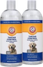 Arm & Hammer for Pets Dental Water Additive for Dogs, Tartar Control | Dog Dental Care Reduces Plaque & Tartar Buildup Without Brushing | Odorless and Flavorless, 16 Fl Ounces - 2 Pack - Image 2
