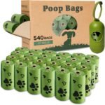 Dog Poop Bag Biodegradable - 540 Count Dog Waste Bags with Dispenser, Extra Thick Strong Leak Proof Poop Bags for Dogs Doggy | Scented - Image 2