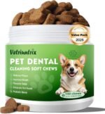 Dog Teeth Cleaning Chews, Dog Dental Chews for Plaque & Tartar Control with Natural Enzymes, Dental Care for Dogs with Probiotic, Fresh Breath for Small Medium Large Dogs - Image 2