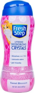 Fresh Step Cat Litter Crystals in Sweet Blossom Scent - Cat Litter Box Deodorizer - Combats Odors and Neutralizes Smells to Keep Your Home Clean, 30 Ounce - Image 2