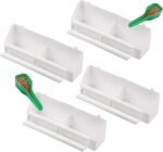 IBWell 4 Pack Bird Feeder for Cage Bird Food Bowl Parakeet Feeder Bird Water Parrot Feeder - Image 2