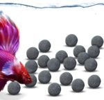 JOR Betta Balls, Water Conditioner Gray Beads for Crystal Clear Water, Vibrant Energetic Fish, Stabilizes pH, Aquarium Tank Decor, 20 pcs - Image 2