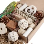 Kyouki Bird Toys Parrot Toys Natural Bird Foraging Box Foot for Parakeets,Cockatiels,Conures,Love Birds,and Other Small to Medium Birds (Medium) - Image 2