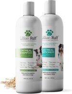Lillian Ruff PRO Formula Deodorizing Oatmeal Dog Shampoo & Conditioner Set - Calm Itching & Allergies, Ultra-Nourishing Dry Skin Relief - Oatmeal, Aloe, Coconut Oil, Lavender & Provitamin B5, USA Made - Image 2