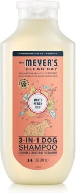 MRS. MEYER'S Clean Day 3 in 1 Dog Shampoo, White Peach Scent, 14oz - Image 2