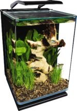 Marineland Portrait Glass LED Aquarium Kit, 5 Gallons, Hidden Filtration,Black - Image 2