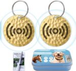 Natural Flea & Tick Repellent Collar Pendant for Dogs & Cats –12-Month Water-Resistant Biomass Energy Pet Shield – Safe for Pets When Used as Directed – Gift Ready (One Size- 2packs) - Image 2