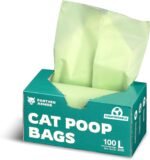 Panther Armor Cat Litter Bags, 100 Large Compostable Unscented Poop Bags -16x12in Super Large Kitty - Leak Proof Box Trash - Odor Proof Cat Disposal - Image 2