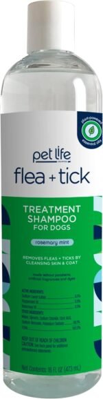 Pet Life Unlimited Natural Flea & Tick Gel Treatment Shampoo for Dogs | Made in USA | 16 Ounce - Image 2