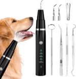 Plaque Remover for Teeth - Pet Ultrasonic Cleaner - Teeth Cleaning Kit for Tartar and Stains - Suitable for Dogs and Cats (Black) - Image 2