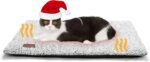 Self Warming Cat Bed Self Heating Cat Dog Mat 24 x 18 inch Extra Warm Thermal Pet Pad for Indoor Outdoor Pets with Removable Cover Non-Slip Bottom Washable Non Electric - Image 2