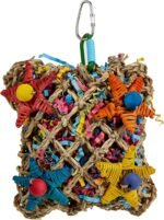 Super Bird Creations SC208 Foraging Toy - Ideal for Small Animals - Fun & Entertaining Animal Toy - Pickin’ Pocket Design - Made with Safe Components - 5” x 3” x 7.5” - Image 2