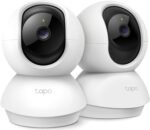 Tapo 2K Pan/Tilt Security Camera for Baby Monitor, Dog Camera w/Motion Detection, 2-Way Audio Siren, Night Vision, Cloud&SD Card Storage, Works w/Alexa & Google Assistant, 2-Pack (Tapo C210P2) - Image 2