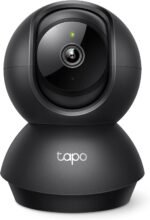 Tapo by TP-Link Pan/Tilt Security Camera for Baby Monitor, Pet Camera w/Motion Detection, 1080P, 2-Way Audio, Night Vision, Cloud & SD Card Storage, Works with Alexa & Google Home, Black (Tapo C201) - Image 2