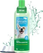 TropiClean Fresh Breath Water Additive for Dogs, Dog Breath Freshener and Teeth Cleaning Solution, No Toothpaste or Toothbrush Required, 33.8oz. - Image 2