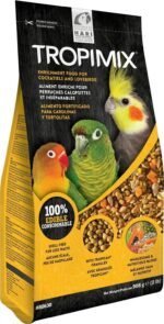 Tropimix Premium Formula for Cockatiels and Lovebirds, Enriched with Essential Vitamins and Amino Acids for Feather Growth, 2 lb Bag - Image 2