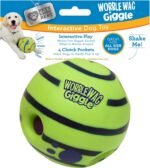 Wobble Wag Giggle Ball | Rolling Enrichment Toy for Fun Playtime, Interactive Play for Indoor or Outdoor, Keeps Dogs & Puppies Large, Medium or Small Busy & Moving, As Seen on TV | Pack of 1 - Image 2