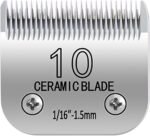 10# Pet Grooming Clipper Replacement Blades, Detachable Blade Compatible with Andis/wahl/Oster Dog Clippers,10 Blade 1/16-inch, Made of Ceramic & Stainless Steel Blade - Image 2