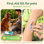 KeepGoing Dog First Aid Kit – Pet Emergency Kit for Dogs & Cats – Dog Travel Accessories for Car, Camping and Hiking - Image 3