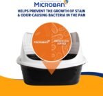 Arm & Hammer Rimmed Cat Litter Box with High Sides and Microban, Made in USA - Image 4