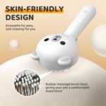 Cat Steam Brush, Self Cleaning Pet Spray Hair Removal Comb with Release Button, 3 in 1 Cat Brush for Indoor Cats for Shedding, Waterproof Pet Grooming Brushes for Long Short Haired Dogs Cats - Image 6