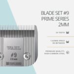 Wahl Pro Animal Prime Series Blades - Professional Fine Tooth Pet Clipper for Horse, Cat & Dog Grooming - Made from High-Carbon Steel - #9, 2.0mm - Image 4