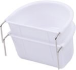 2Pcs Bird Feeding Dish Sturdy Hanging Feeding Bowl Easy to Install Bird Food Tray Bird Cage Accessories for Conures Lovebirds, 10.9cmx9.8cmx5.4cm, Optional - Image 4