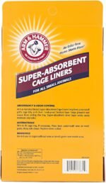 Arm & Hammer for Pets Super Absorbent Cage Liners for Guinea Pigs, Hamsters, Rabbits & All Small Animals | Best Cage Liners for Small Animals, 7 Count Small Animal Pet Products - Image 3