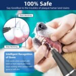 Plaque Remover for Teeth, Pet Ultrasonic Cleaner, Dog Plaque and Tartar Remover with LED Light, Dog Teeth Cleaning Dental Care Kit for Tartar and Stains, Suitable for Dogs and Cats (Black) - Image 3