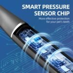 Plaque Remover for Teeth, Pet Ultrasonic Cleaner, Dog Plaque and Tartar Remover with LED Light, Dog Teeth Cleaning Dental Care Kit for Tartar and Stains, Suitable for Dogs and Cats (Black) - Image 4