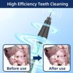 Plaque Remover for Teeth, Pet Ultrasonic Cleaner, Dog Plaque and Tartar Remover with LED Light, Dog Teeth Cleaning Dental Care Kit for Tartar and Stains, Suitable for Dogs and Cats (Black) - Image 5