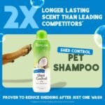 TropiClean Deshedding Dog Shampoo and Conditioner Set, Grooming Bundle for Shedding Control, Puppy Safe, Lime & Coconut Scent, Made in USA, 20 oz. - Image 3