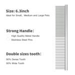 Large Slicker Brush & Green-comb Value Kit, Extra Long Pin Dog Grooming Brush for Curly Hair Goldendoodles, Removes Long and Loose Hair & Undercoat - Image 5