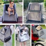 Texsens Innovative Traveler Bubble Backpack Pet Carriers for Cats and Dogs (Black) - Image 4