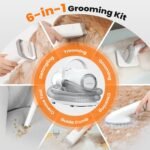 Neakasa P1 Pro Dog Grooming Vacuum Kit, 6-in-1 Pet Hair Grooming with Clippers and Vacuum, 9000Pa Suction, Low Noise, 1L Dust Cup for Home Shedding & Trimming - Image 3