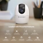 Amcrest 1080P WiFi Camera Indoor, Nanny Cam, Dog Camera, Sound & Baby Monitor, Human & Pet Detection, Motion-Tracking, Phone App, Pan/Tilt Wireless IP Camera, Night Vision, Smart Home ASH21-W - Image 3