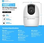 Amcrest 1080P WiFi Camera Indoor, Nanny Cam, Dog Camera, Sound & Baby Monitor, Human & Pet Detection, Motion-Tracking, Phone App, Pan/Tilt Wireless IP Camera, Night Vision, Smart Home ASH21-W - Image 4