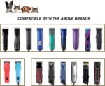 3 Pack 5FC Detachable Pet Dog Grooming Ceramic Blades,Compatible with Andis,Oster A5,Wahl KM-10 Series,Size 5FC Blade 1/4-Inch 6.3MM Cut Length - Image 5