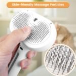 Cat Steam Brush 3 in 1 Pet Hair Grooming Brush with Steam and Release Button for Indoor Cats Pets Dogs Hair Removal Shedding - Image 5