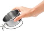 Okllen 4 Pack Bird Feeding Dish Cups, Detachable Stainless Steel Bird Food Bowls with Clamp for Chinchilla Parrot Cockatiel Conure Budgies Parakeet Small Animal - Image 5