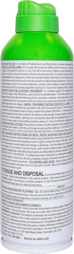 Insect Shield Premium Permethrin Spray - Tick, Flea, Fly, Mosquito, Chigger, Spider & Bed Bug Repellent for Clothing, Gear, Furniture, & Tents, Last up to 60 Days, Clear, 6 Oz Aerosol - Image 3