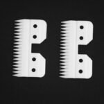 4pcs Oster Fast Feed Clipper Ceramic Blade - Pet Dog Cat Grooming Clipper Replacement Blades, for A5 Trimmer Series, for Andis 18 Teeth Detachable Ceramic Blade Part, for Wahl KM2 KM5 KM10 - Image 4